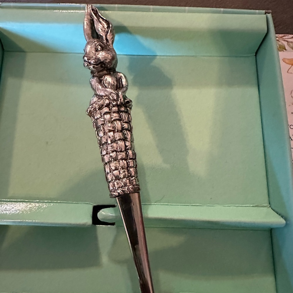 Arthur Court Silver Rabbit Spoon - Picture 5 of 5